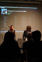 GLIM SPANKY「LOOKING FOR THE MAGIC」リスニングパーティの様子。（写真提供：スポティファイ）