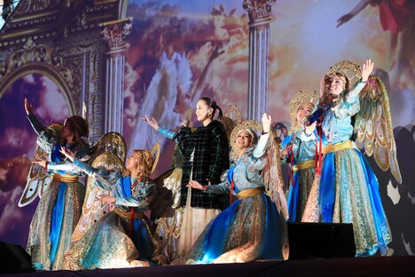 「西野カナ Christmas Live in Universal Studios Japan」の様子。