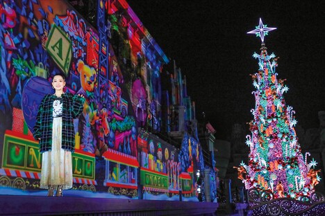 「西野カナ Christmas Live in Universal Studios Japan」の様子。