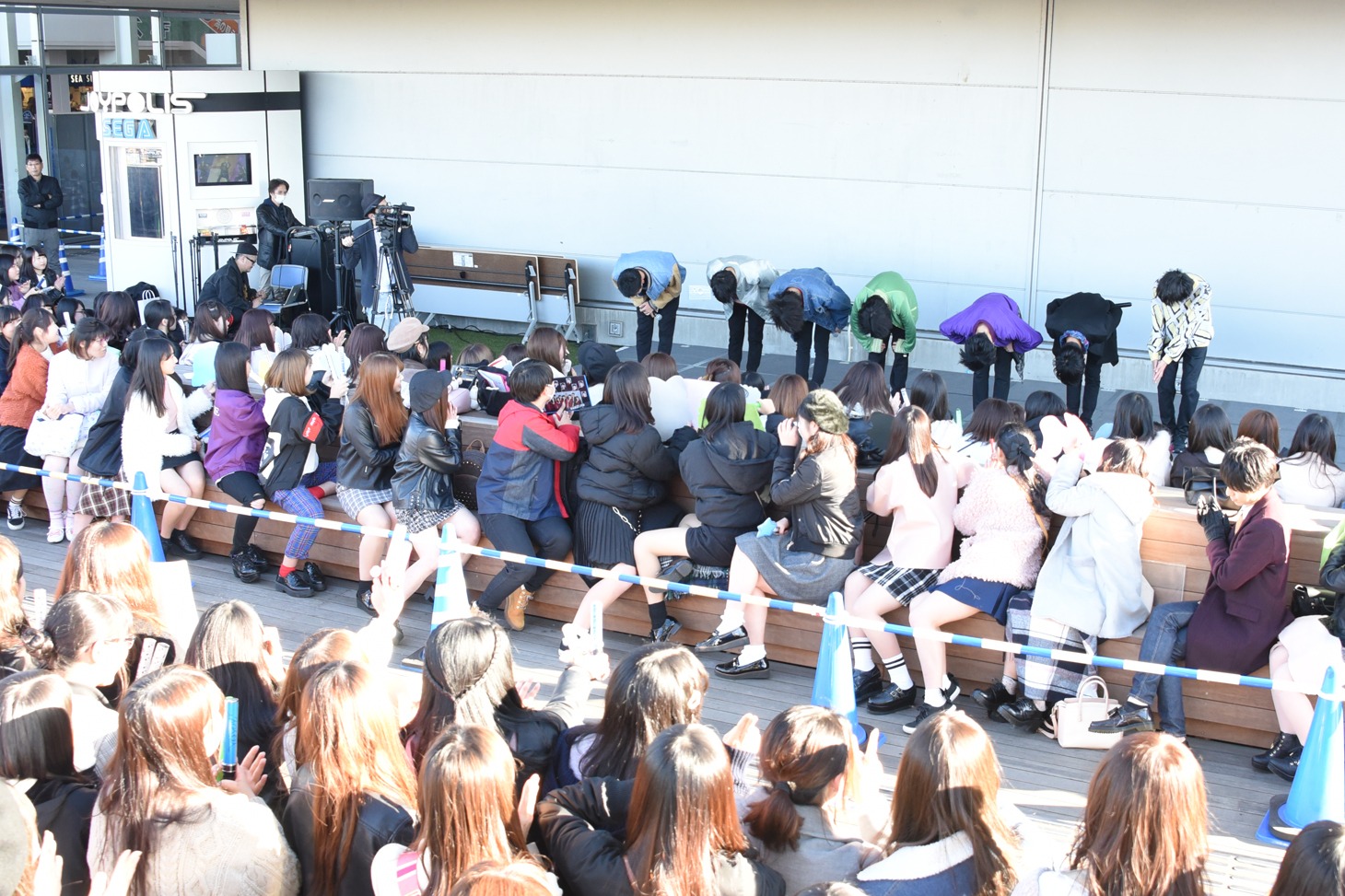 BATTLE STREETのライブの様子。