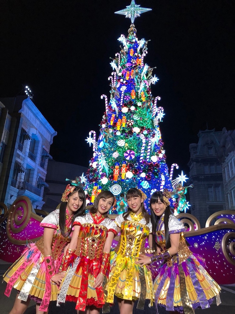 USJでのももいろクローバーZ。 (c)フジテレビ