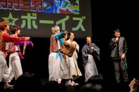 結果発表の様子。