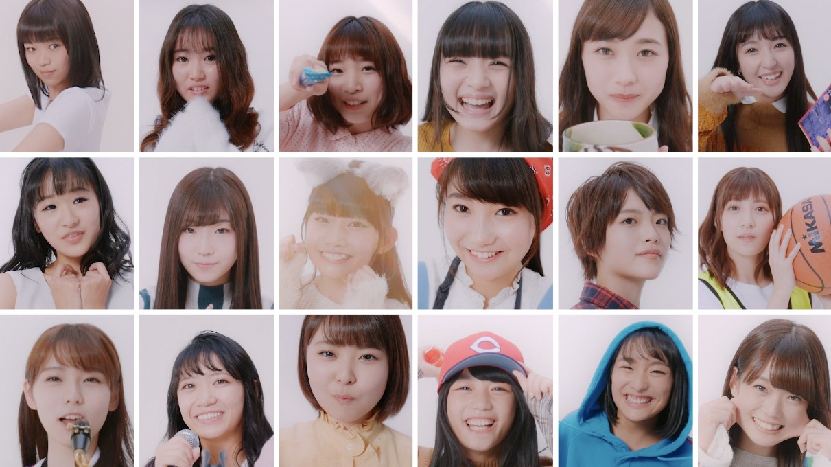 ラストアイドル「サブリミナル作戦」MVのワンシーン。