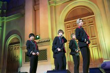 CUBERS「SHOOTING STAR」の発売記念イベントの様子。（撮影：牛島康介）