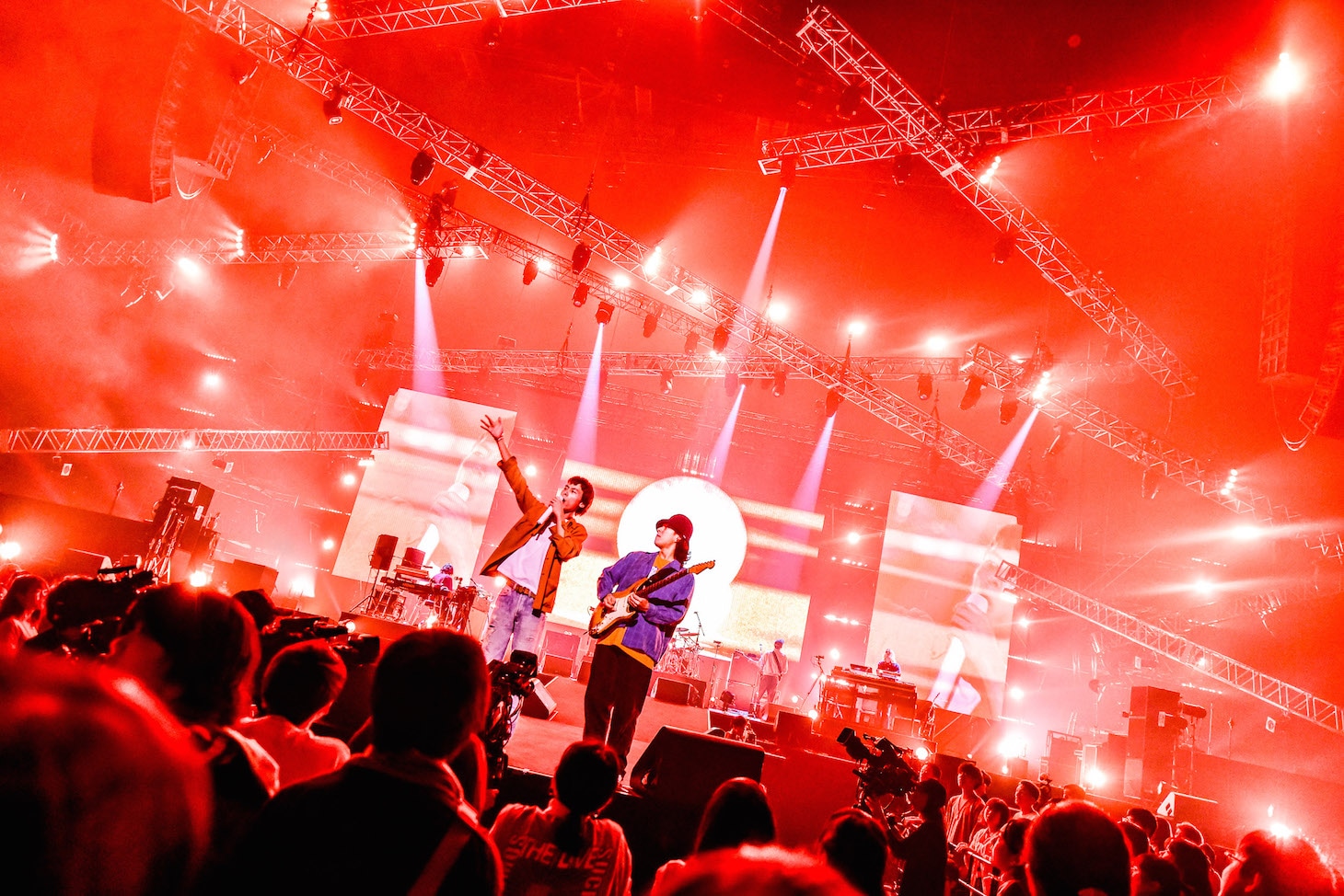 Suchmos「Suchmos THE LIVE YOKOHAMA」神奈川・横浜アリーナ公演の様子。（Photo by Shun Komiyama）