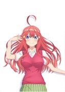 水瀬いのりが演じる中野五月。(c)春場ねぎ・講談社 /「五等分の花嫁」製作委員会