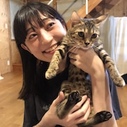 沙田瑞紀(ねごと)× 愛猫のむー