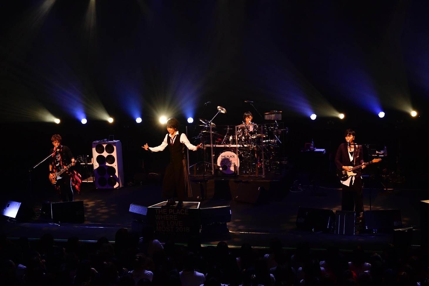 「SID 15th Anniversary LIVE HOUSE TOUR『いちばん好きな場所 2018』」東京・マイナビBLITZ赤坂公演の様子。（撮影：今元秀明）