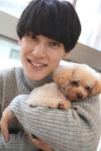 ユースケとトイプードル。