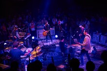 ASIAN KUNG-FU GENERATION「SPACE SHOWER TV "LIVE with YOU"」収録中の様子。（Photo by Terukazu Sugino）