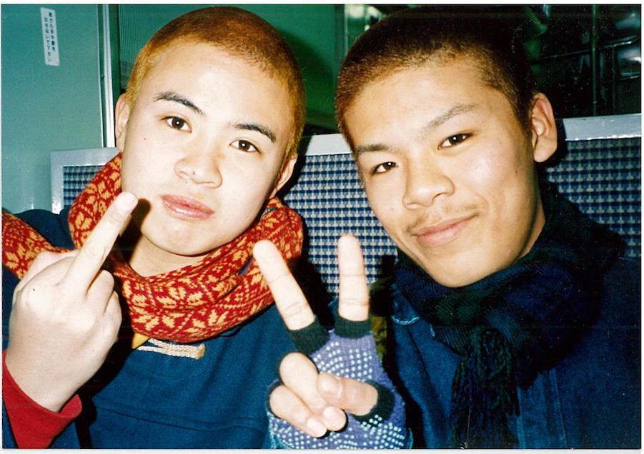 左がサイプレス上野。右は幼なじみのTERA。