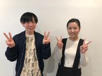 左からYGQ、もふくちゃん。