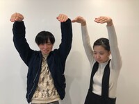 左からYGQ、もふくちゃん。