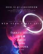 「liquidroom presents NEW YEAR PARTY 2019」ビジュアル