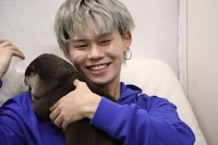 カワウソと遊ぶカイ。