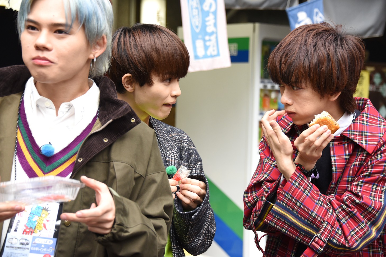 左からカイ、タクヤ、リョウガ。