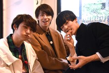 左からユーキ、タカシ、ユースケ。