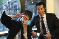 ユースケと庄司智春（品川庄司）。