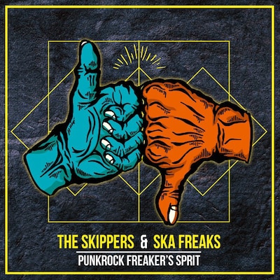 THE SKIPPERS / SKA FREAKS「PUNKROCK FREAKER'S SPIRIT」ジャケット