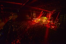 「the peggies全国ツアー2018～君のせいで最終バス乗り過ごしたツアー～」TSUTAYA O-EAST公演の様子。