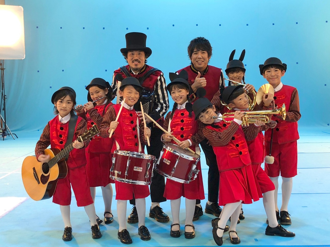 イオンのCM「MORE CHRISTMAS」撮影時の様子。