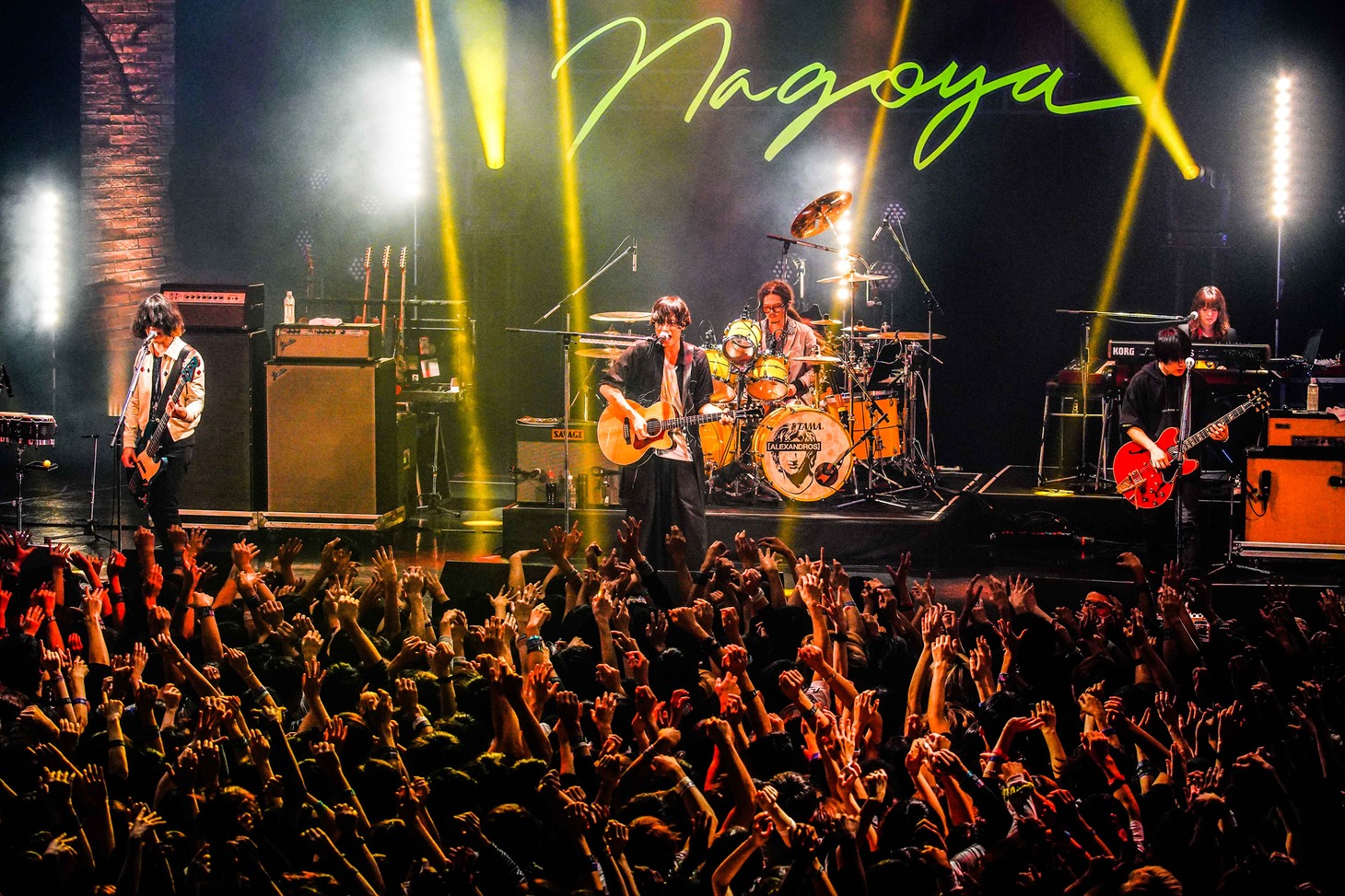 [ALEXANDROS]「Sleepless in Japan Tour」愛知・Zepp Nagoya公演の様子。（撮影：渡邉一生［KAZUKI WATANABE］）