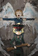 劇場版アニメ「幼女戦記」キービジュアル (c)カルロ・ゼン・KADOKAWA刊/劇場版幼女戦記製作委員会