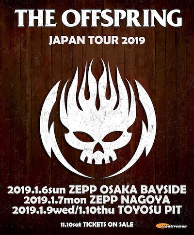 「THE OFFSPRING JAPAN TOUR 2019」告知画像