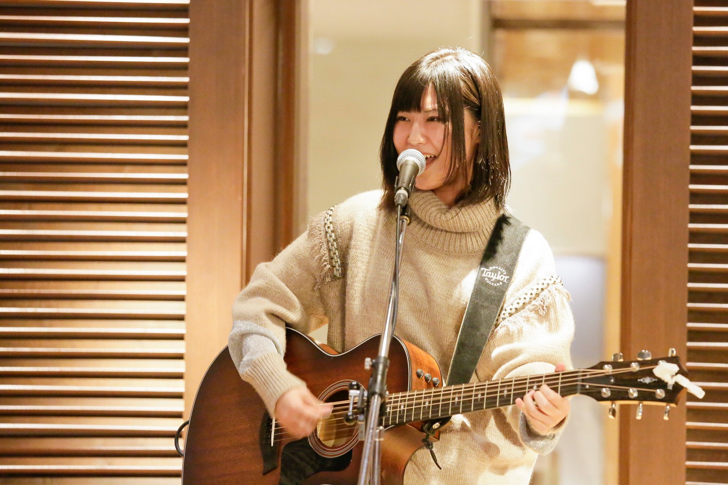 番匠谷紗衣「ここにある光」発売記念イベントの様子。（撮影：森好弘）