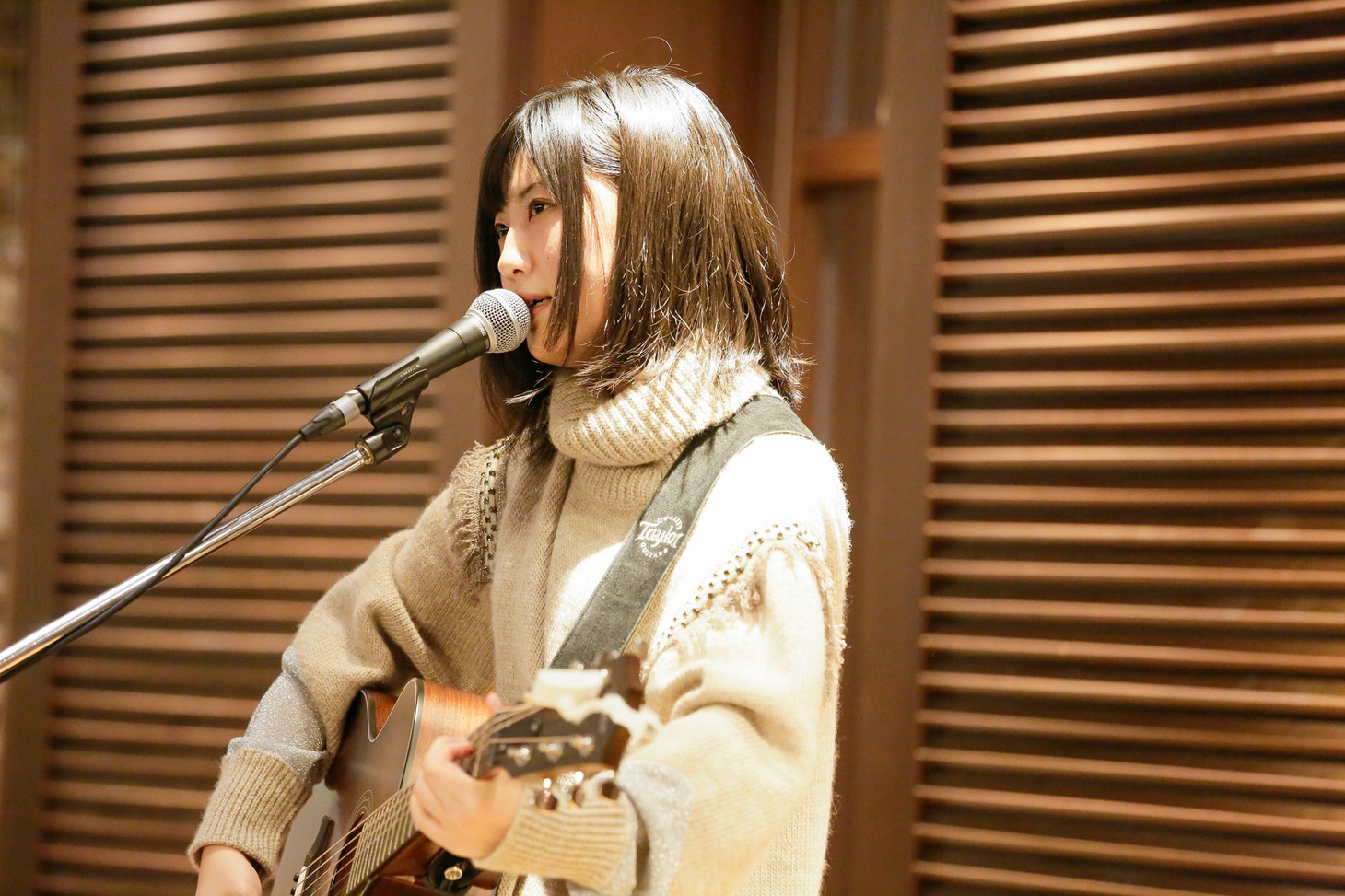 番匠谷紗衣「ここにある光」発売記念イベントの様子。（撮影：森好弘）