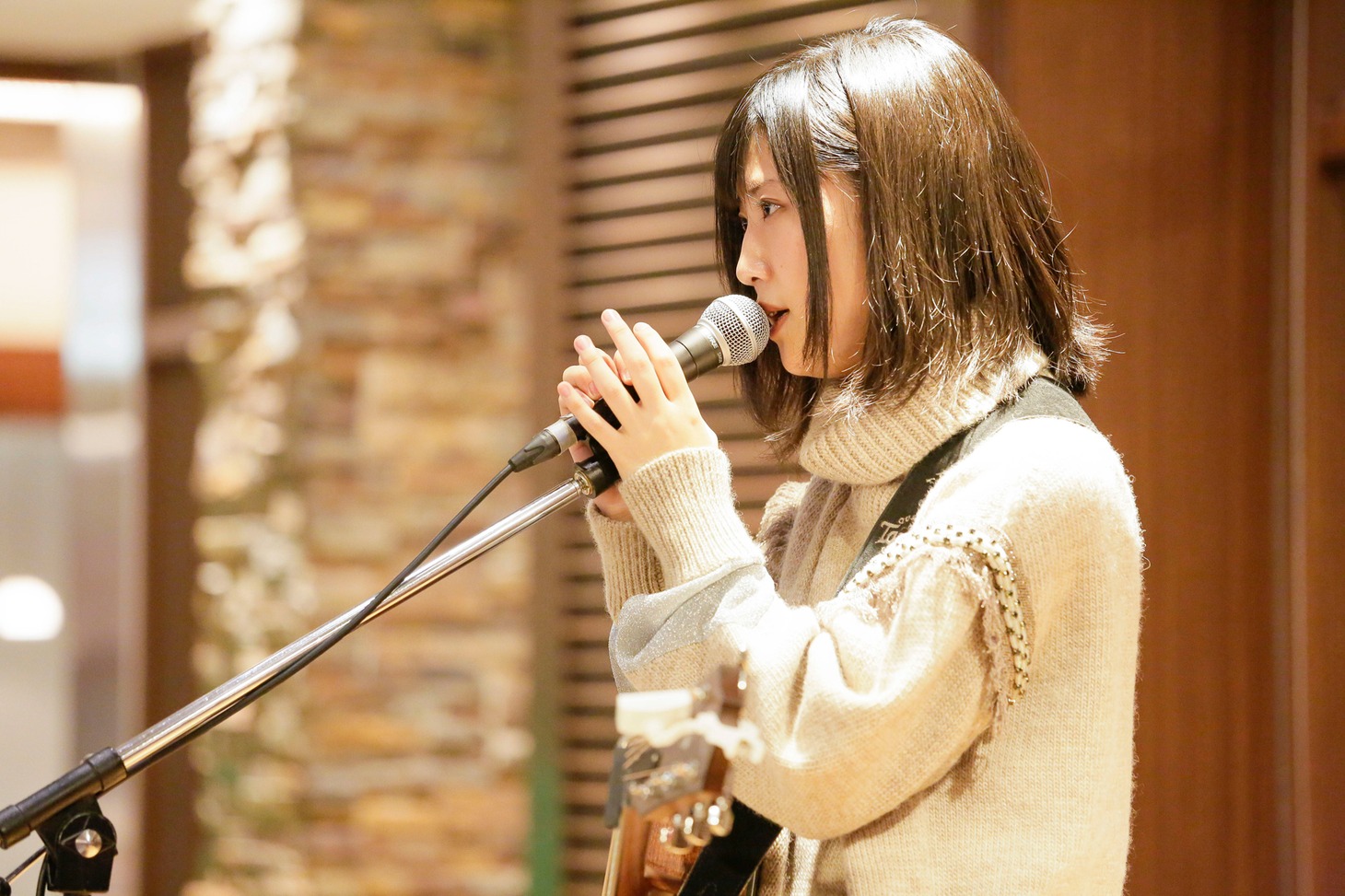 番匠谷紗衣「ここにある光」発売記念イベントの様子。（撮影：森好弘）