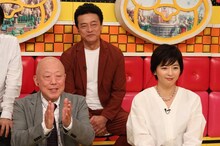 左から六平直政、神保悟志、中山忍。(c)フジテレビ