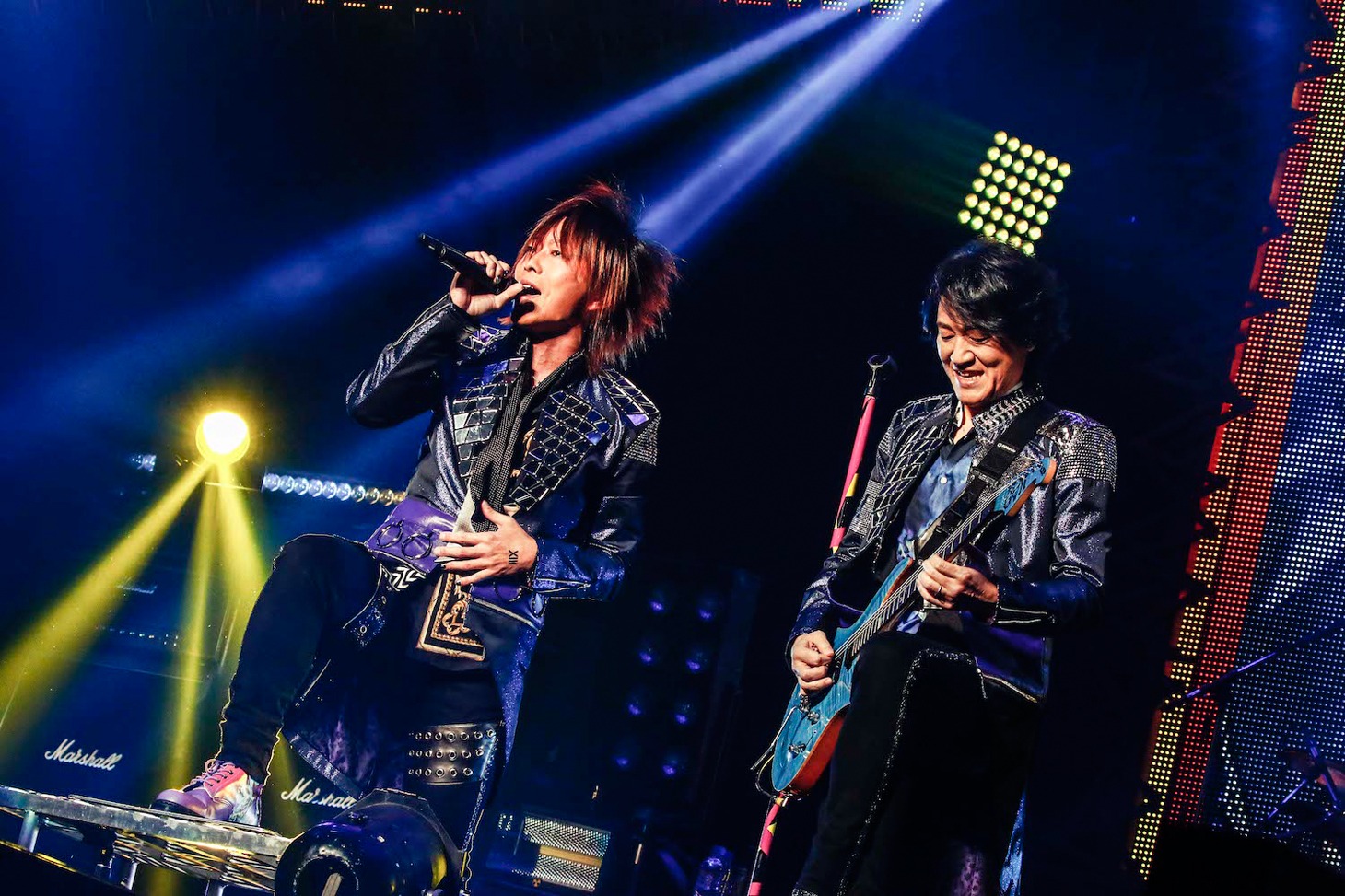 「GRANRODEO LIVE 2018 G13 ROCK☆SHOW "Don't show your back!"」大阪・大阪城ホール公演の様子。（撮影：キセキミチコ）