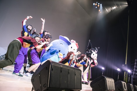「GANG PARADE SPECIAL LIVE ～WONDER PLAYGROUND～ in SANRIO PUROLAND」の様子。