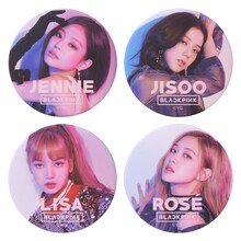 BLACKPINKの缶バッジのイメージ。