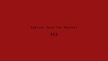 Survive Said The Prophet「RED」リリックビデオのワンシーン。