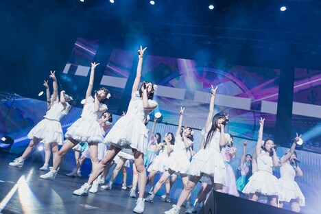 「9th anniversary アイドルカレッジ9大都市ツアー!!!～奇跡と軌跡、未踏のチャレンジ!!!～」東京・TOKYO DOME CITY HALL公演の様子。（写真提供：ブルーローズ）