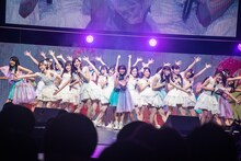 「9th anniversary アイドルカレッジ9大都市ツアー!!!～奇跡と軌跡、未踏のチャレンジ!!!～」東京・TOKYO DOME CITY HALL公演の様子。（写真提供：ブルーローズ）