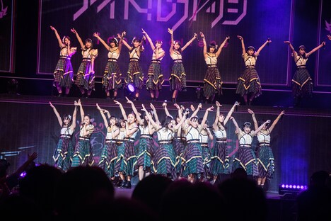 「9th anniversary アイドルカレッジ9大都市ツアー!!!～奇跡と軌跡、未踏のチャレンジ!!!～」東京・TOKYO DOME CITY HALL公演の様子。（写真提供：ブルーローズ）