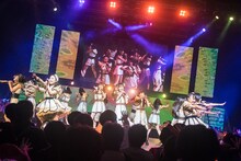 「9th anniversary アイドルカレッジ9大都市ツアー!!!～奇跡と軌跡、未踏のチャレンジ!!!～」東京・TOKYO DOME CITY HALL公演の様子。（写真提供：ブルーローズ）