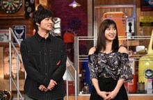左から北村匠海（DISH//）、土屋太鳳。(c)日本テレビ