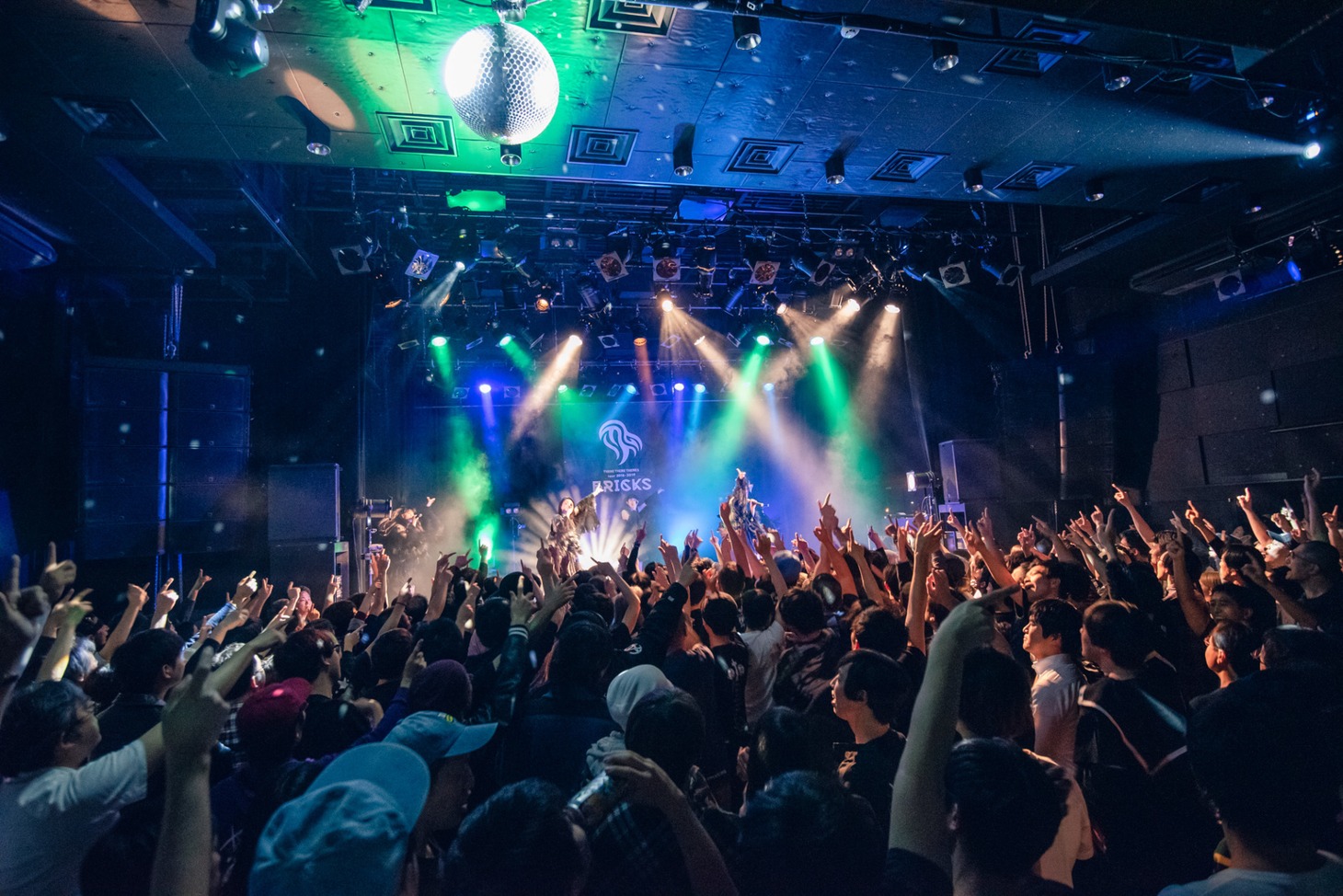 「THERE THERE THERES tour 2018-2019 “BRICKS”」東京・WWW X公演の様子。（撮影：東美樹）