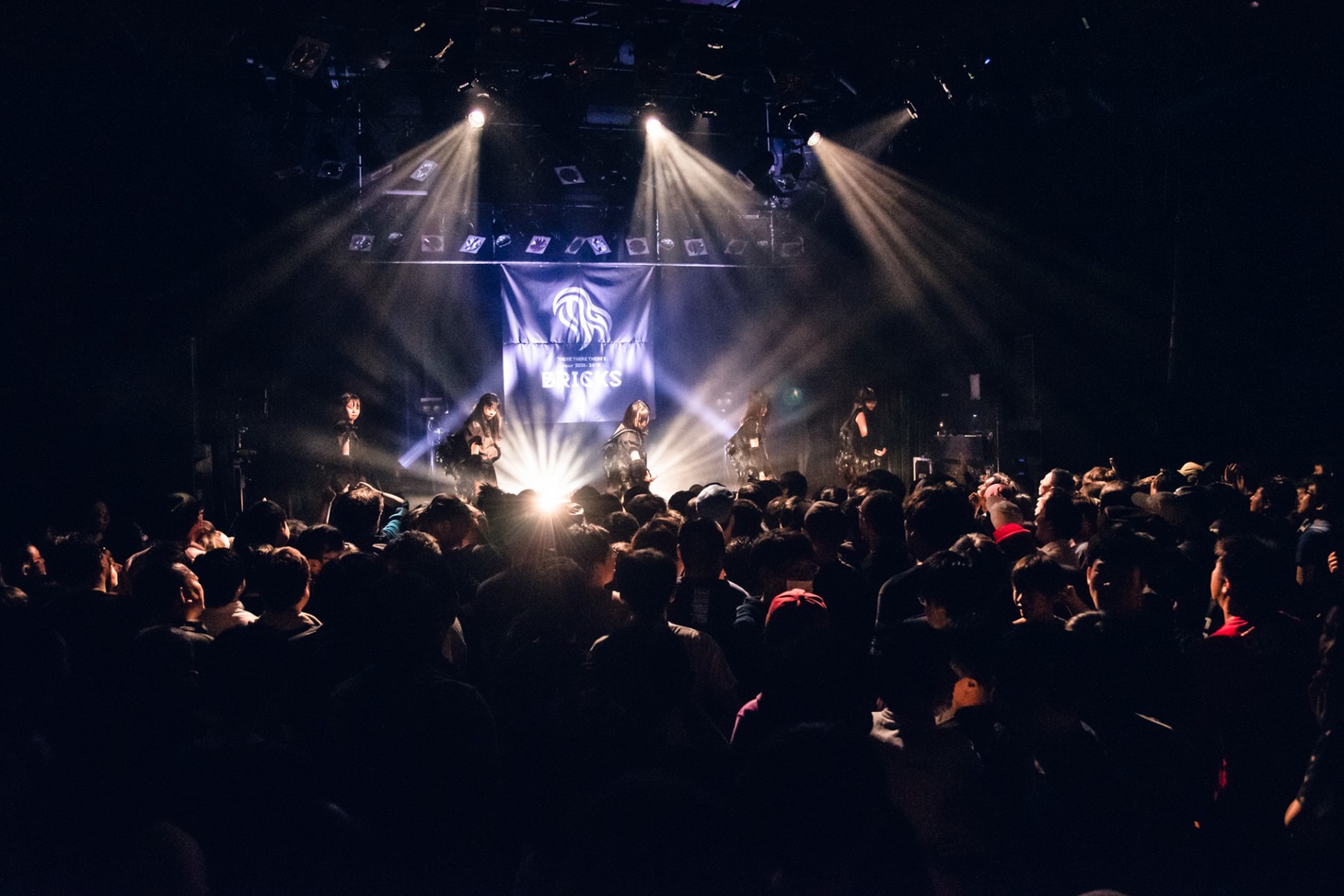 「THERE THERE THERES tour 2018-2019 “BRICKS”」東京・WWW X公演の様子。（撮影：東美樹）