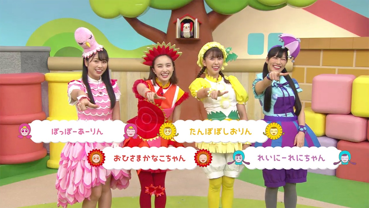 ももくろちゃんZ「お試し版『ぐーちょきぱーてぃー』」のワンシーン。