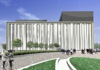 建て替え後の渋谷公会堂完成予想図。