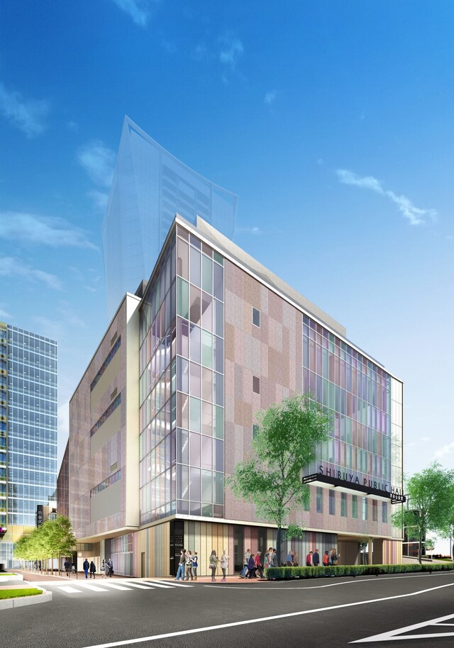建て替え後の渋谷公会堂完成予想図。