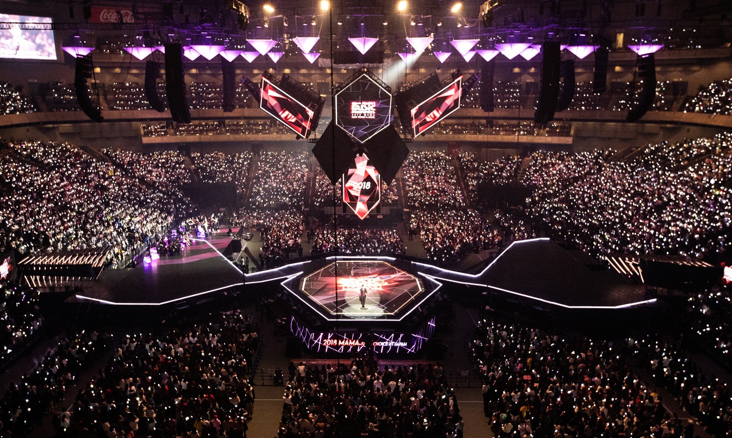 「2018 MAMA FANS' CHOICE in JAPAN」の様子。