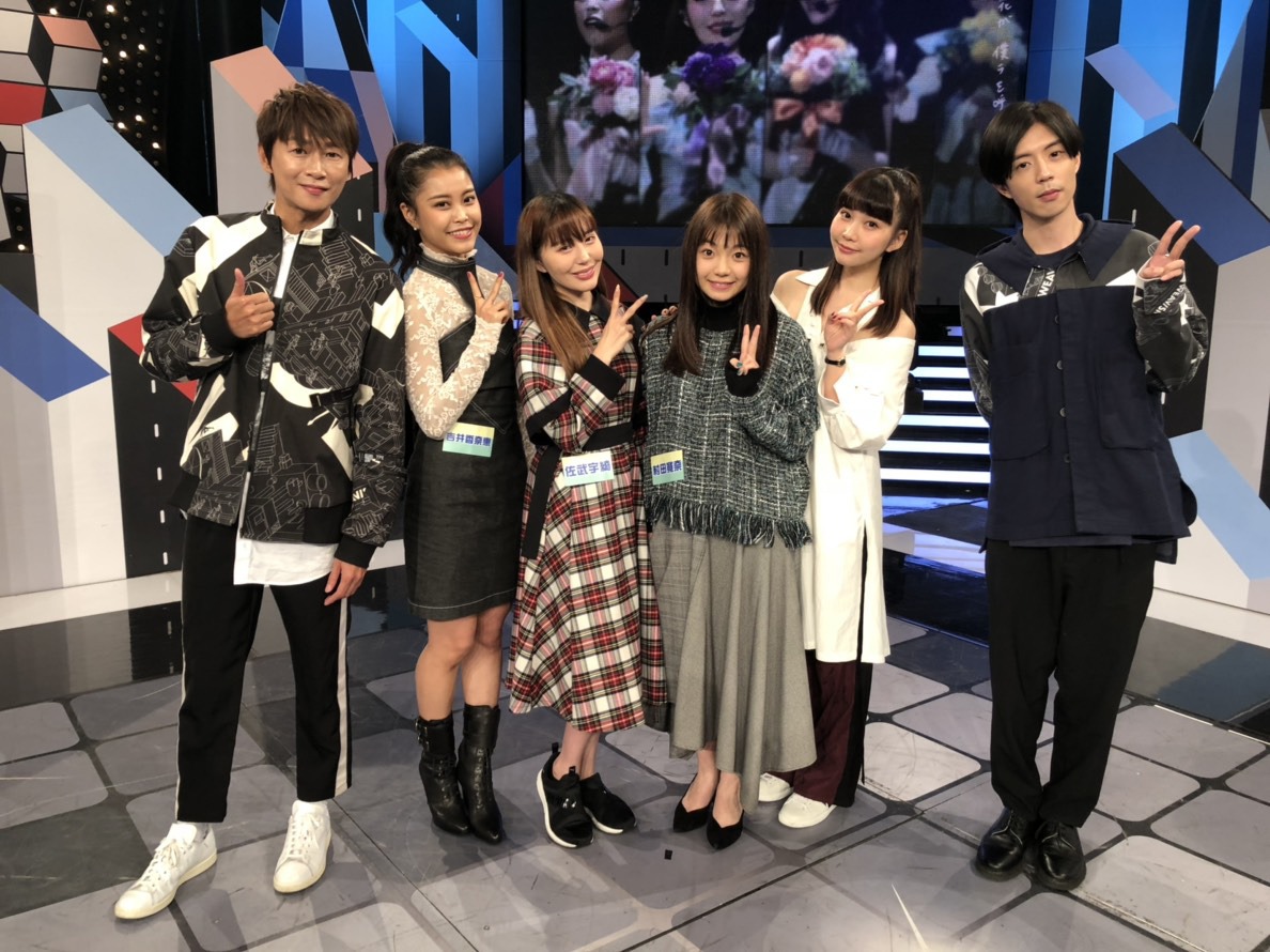 「9nine 4 YOU」収録時の写真。