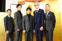 「いだてん ～東京オリムピック噺（ばなし）～」追加出演者発表記者会見の様子。