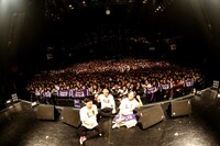 Saucy Dog「ワンダフルツアー2018」ワンマンツアー編最終公演の様子。（撮影：白石達也）